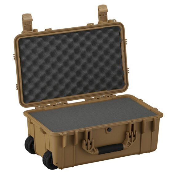 22" Travel Hard Case w / Wheels #300 Flat Dark Earth - Image 5