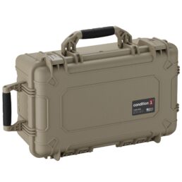 22" 7 Pistol Case #300 / Pre-Cut Foam / Lid Organizer / Tan