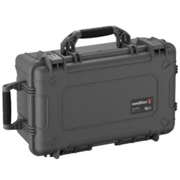 22" 7 Pistol Case #300 / Pre-Cut Foam / Lid Organizer / Gun Metal Gray